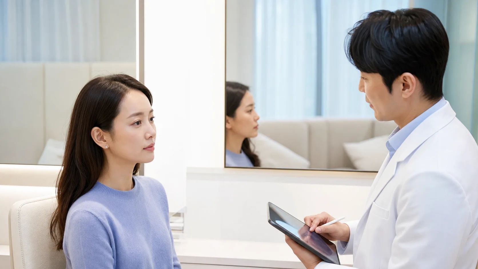 첨단이마필러 상담 전, 윤곽 목표와 혈관 안전을 함께 보는 기준