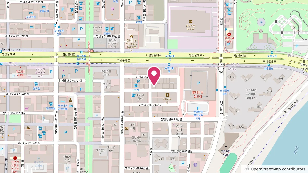 미미썸의원 광주첨단점 위치 지도 — 광주광역시 광산구 임방울대로826번길 19-23 2·3층. 누르면 네이버 예약으로 이동합니다.